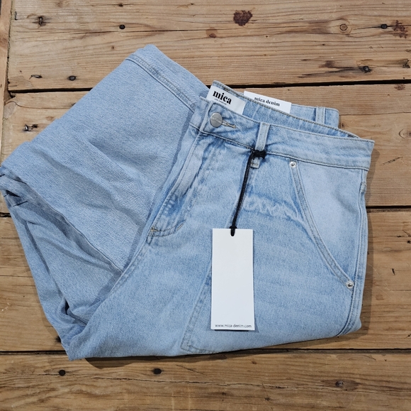 Mica Light Blue Denim Barrel Jeans - Picture 5 of 5